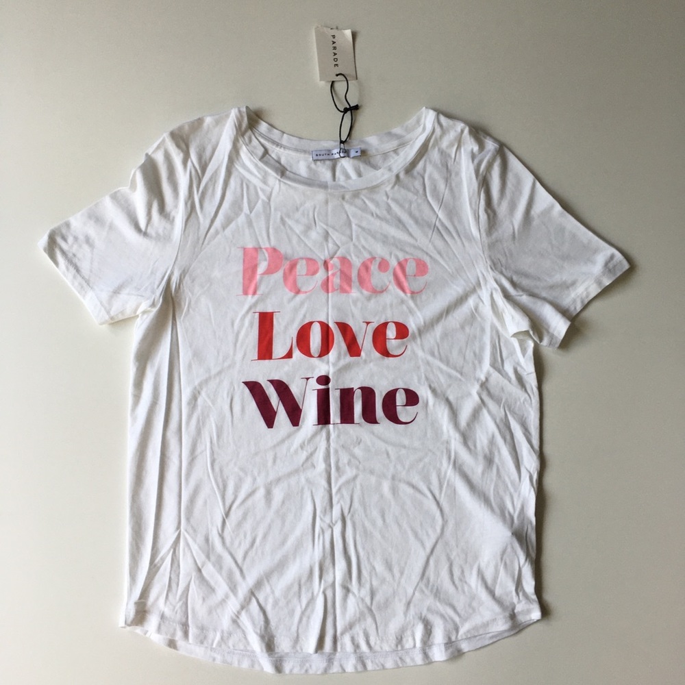 South Parade Women Size M White Crew Neck  T-Shirt